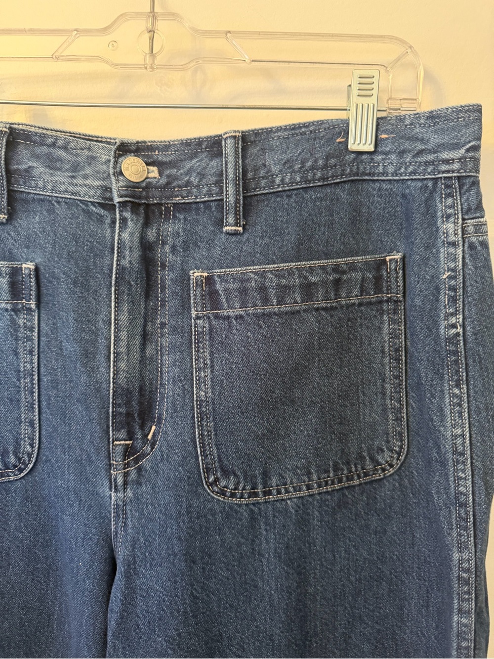 Madewell Superwide-Leg Cuffed Jeans - size 30 - Picture 3 of 11